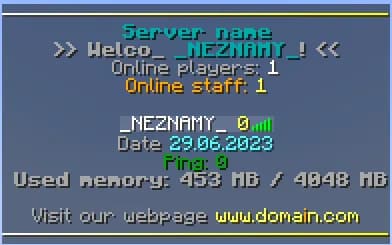 TAB — плагин для Minecraft 1.21