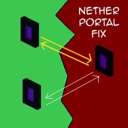 NetherPortalFix для Minecraft