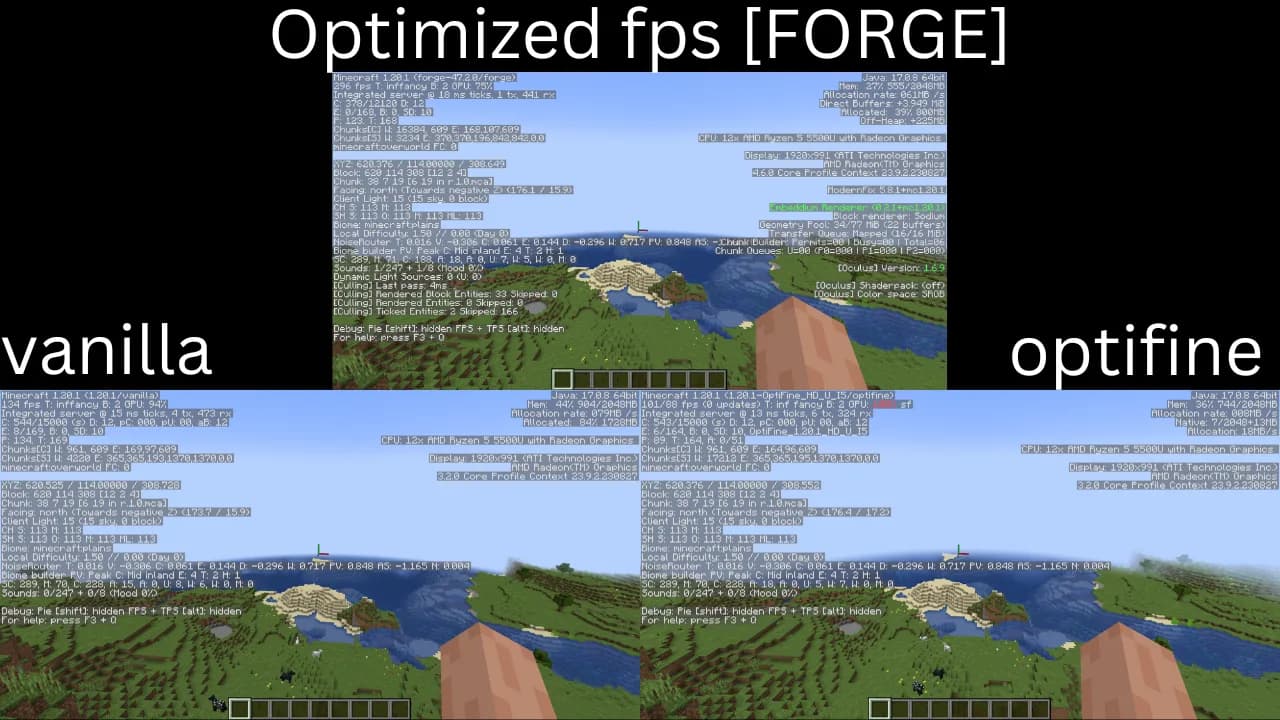 Optimized fps для Minecraft 1.12.2