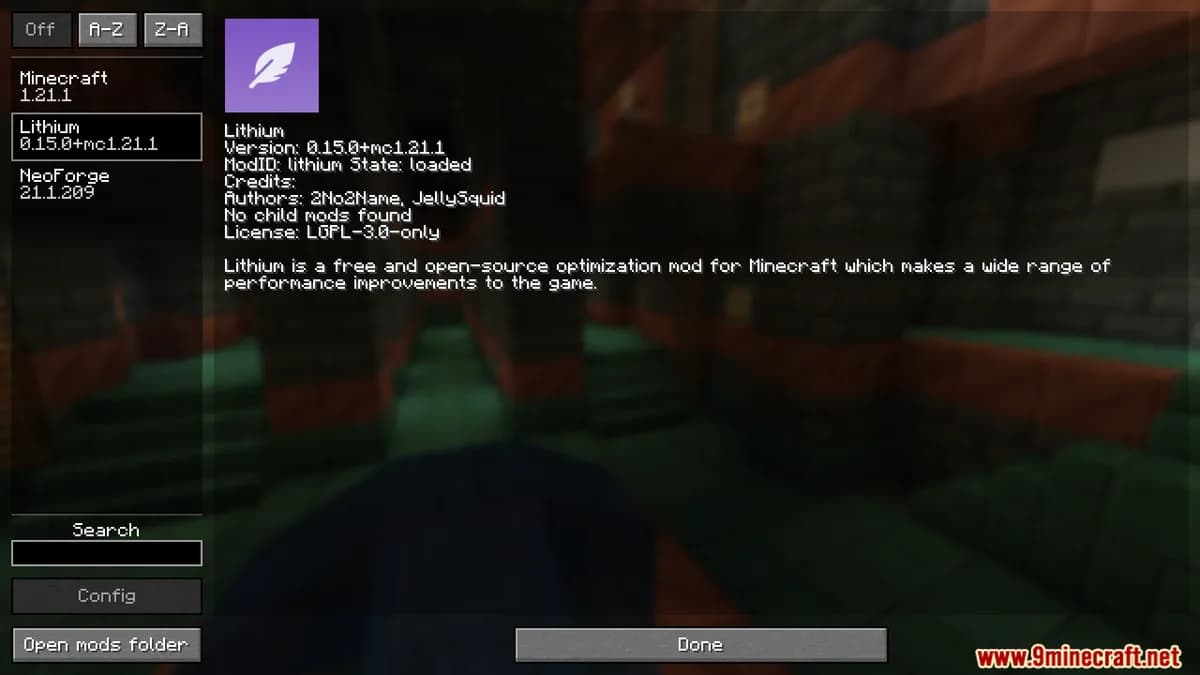 График TPS сервера Minecraft с Lithium и без