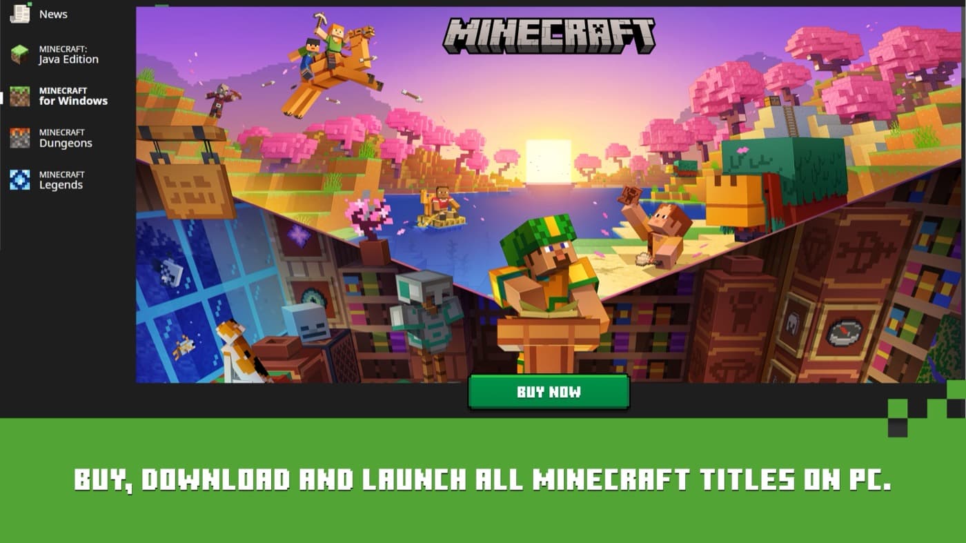 Скриншот Minecraft Launcher 2