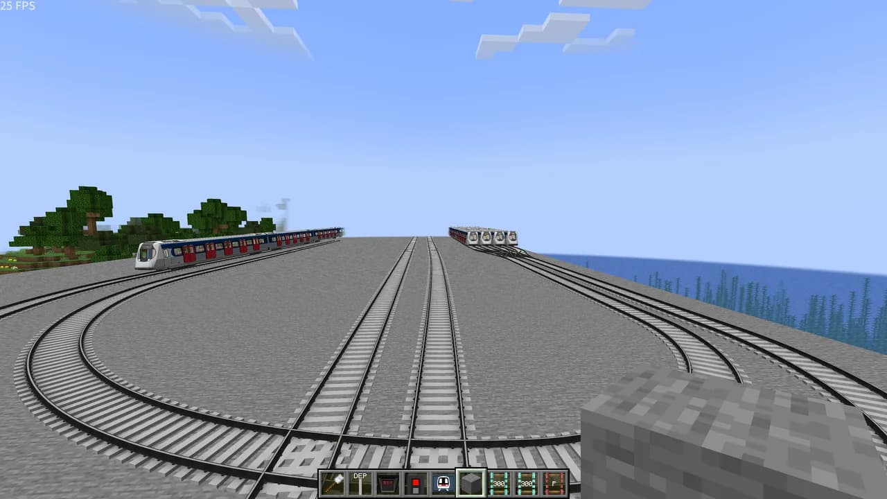 Optimized MTR для Minecraft