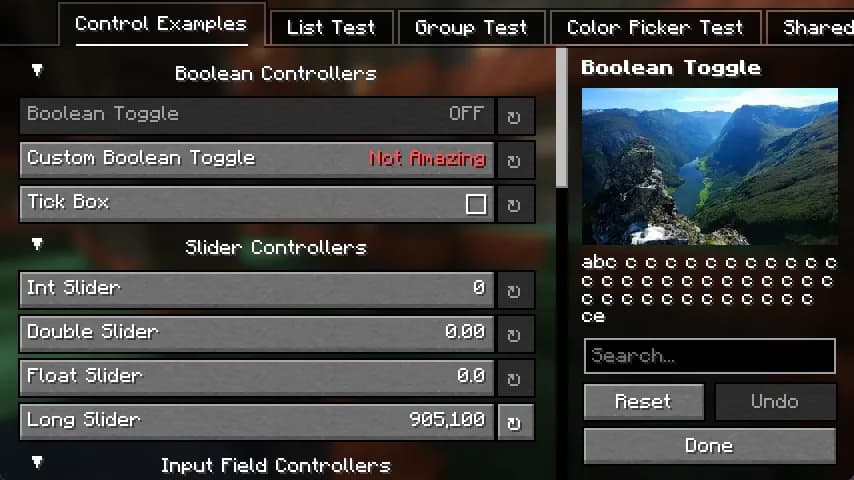 YetAnotherConfigLib (YACL) для Minecraft