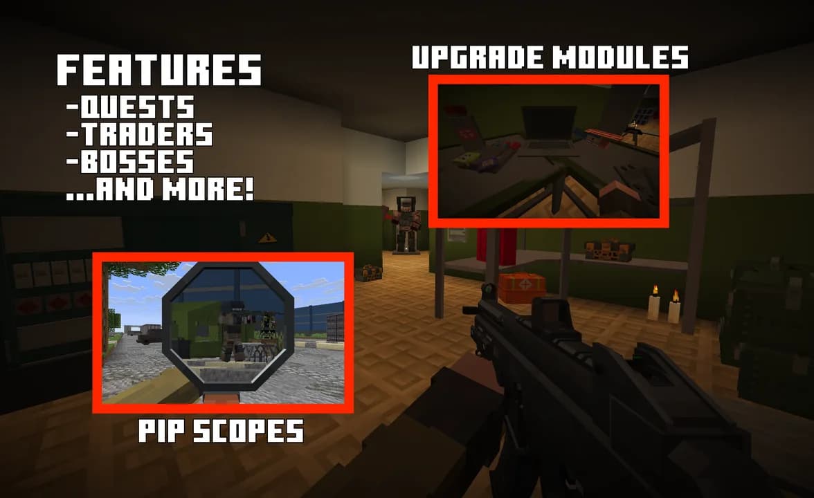 Escape From Tarkraft для Minecraft