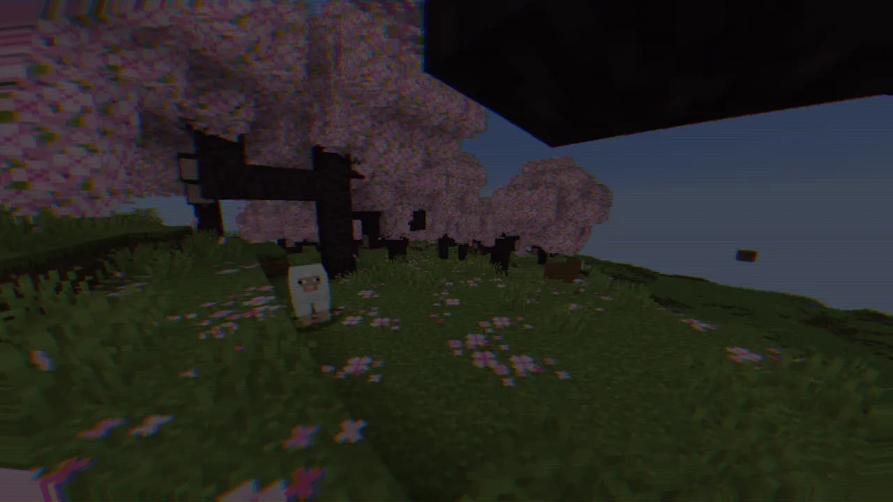 CRT Shader для Minecraft