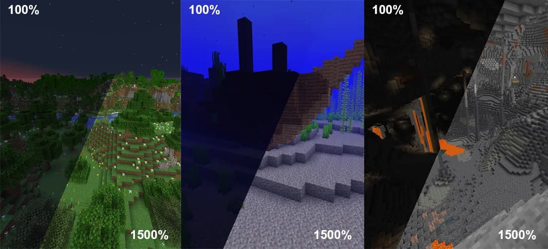Gamma Utils (Fullbright) для Minecraft