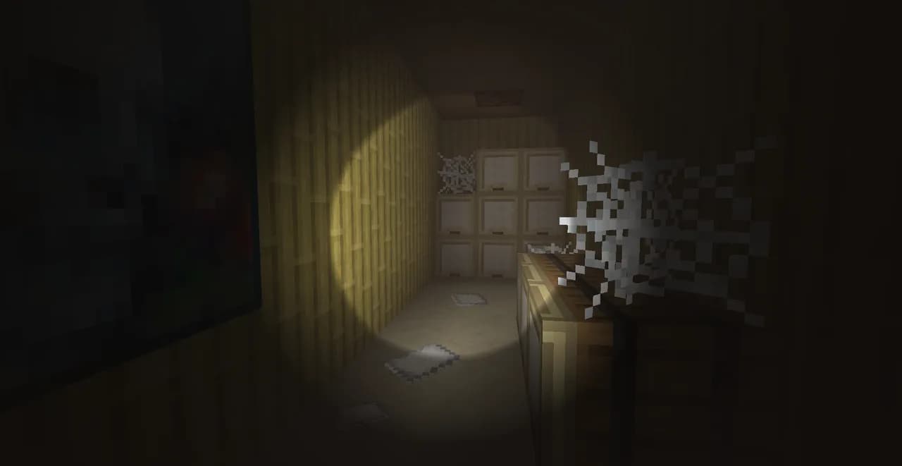 Flashlight Shader для Minecraft