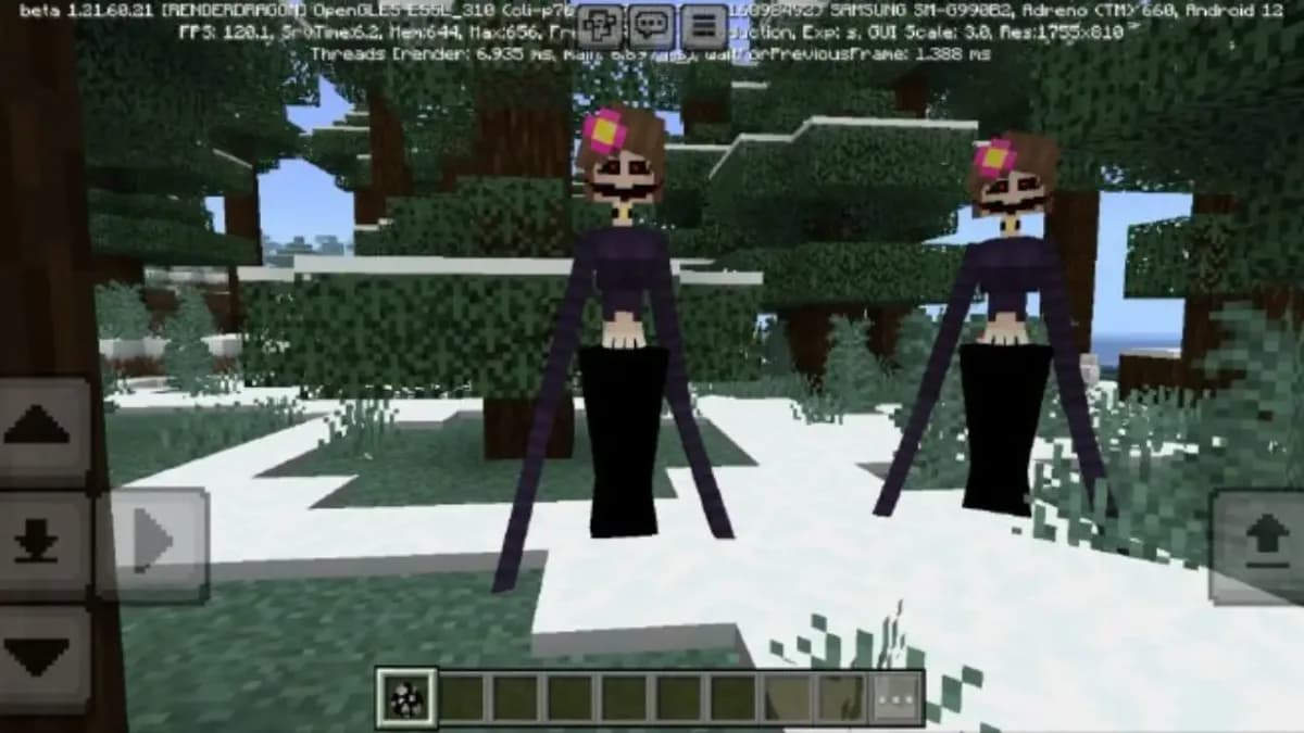 Jenny Dweller вариант мода для Minecraft PE