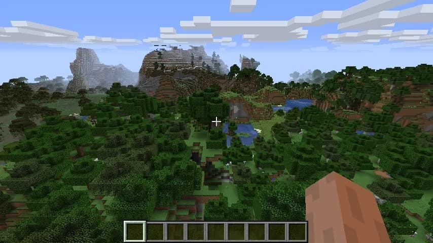 Подсказка с информацией о блоке в моддед-Minecraft
