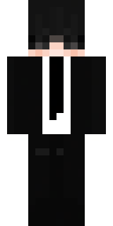 Скин для Minecraft чёрные — Чёрный худи