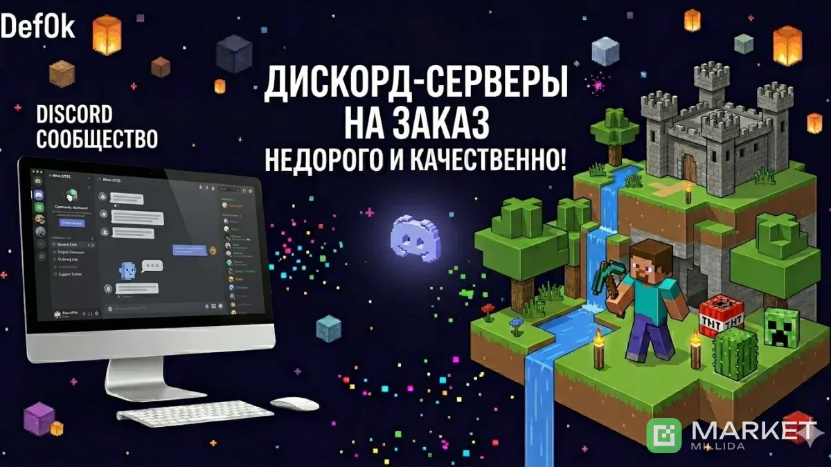 настрою дискорд сервер по майнкрафту.