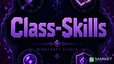 Class-Skills — прокачка классов и статов за коины с руды.